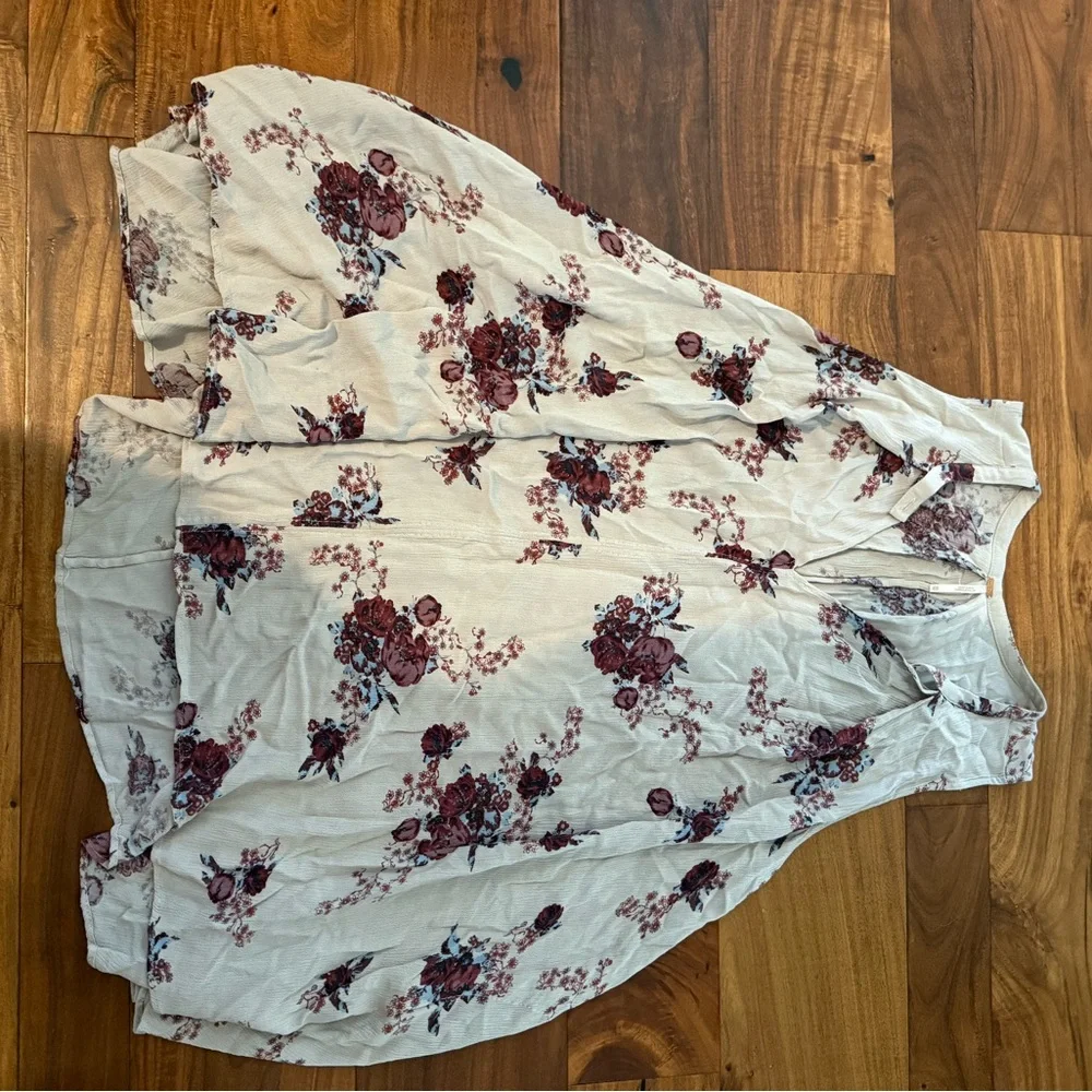 Free People Tree Swing Floral Lavendar Mini Dress XS - Picture 3 of 5